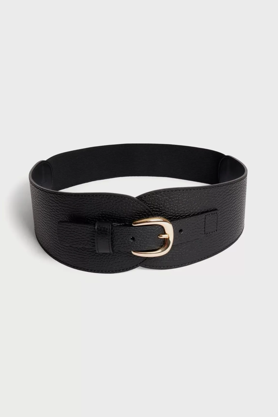 Gerard Darel Ceinture Corset En Cuir Velours Noir - Olympe Hot