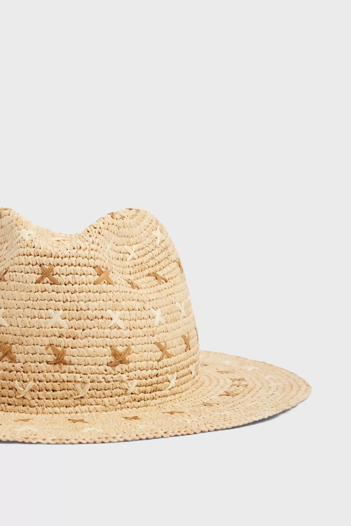 Gerard Darel Chapeau A Motif Bicolore Naturel - Ophelie Shop