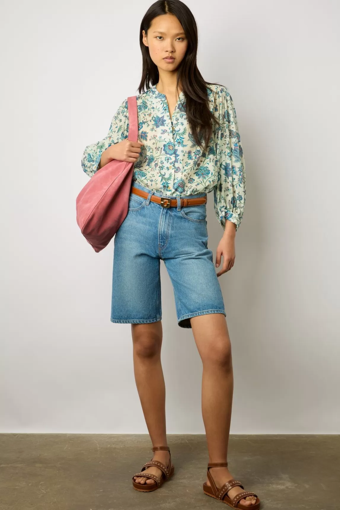 Gerard Darel Chemise En Voile De Coton Ecru - Alexine Online