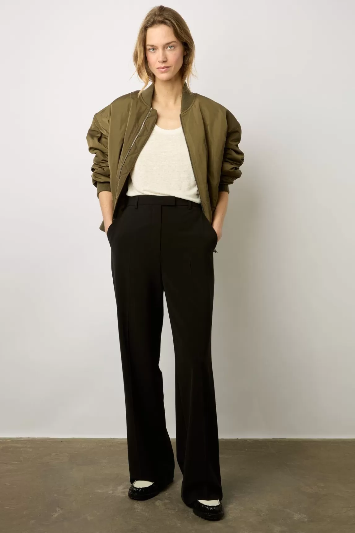 Gerard Darel Debardeur En Lin Uni Ecru - Margot Best