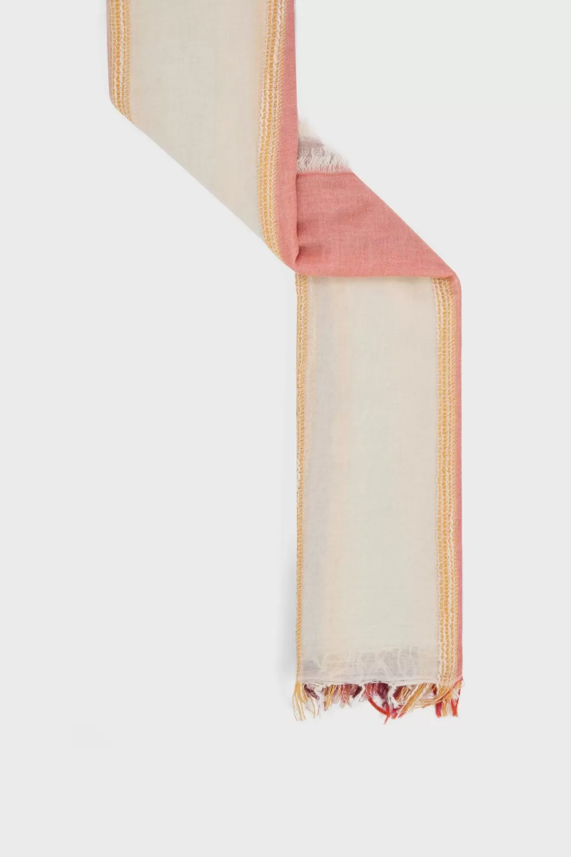 Gerard Darel Foulard Colore Raye Nude - Phylisse Cheap