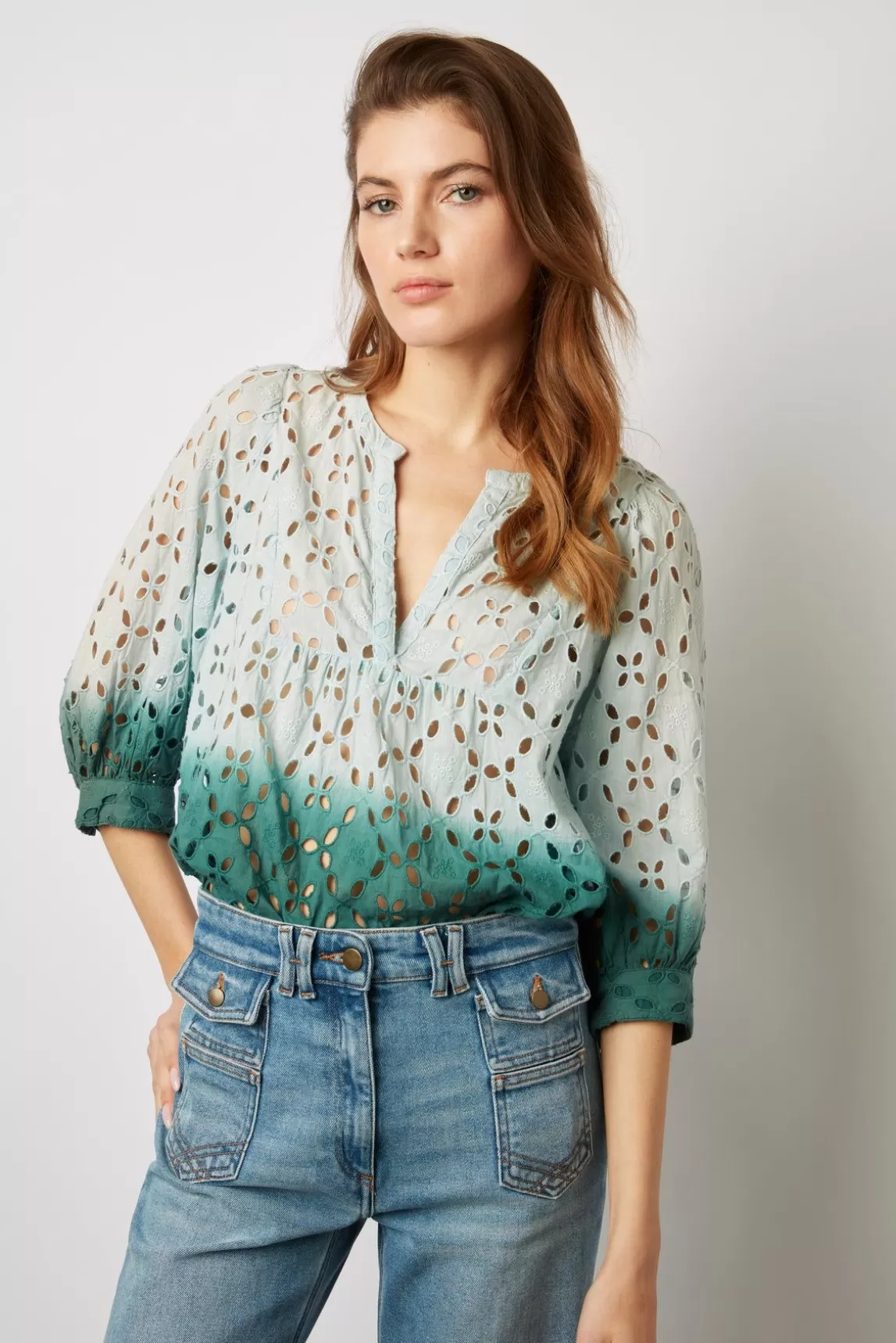 Gerard Darel Jean Flare -Anna Femme Bleu Jean Flare -Anna Store