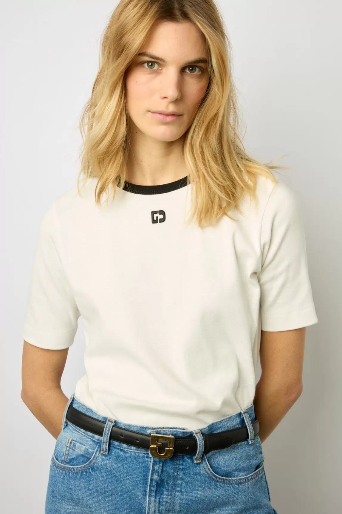 Gerard Darel Jupe Longue En Denim Jeans - Dona Outlet