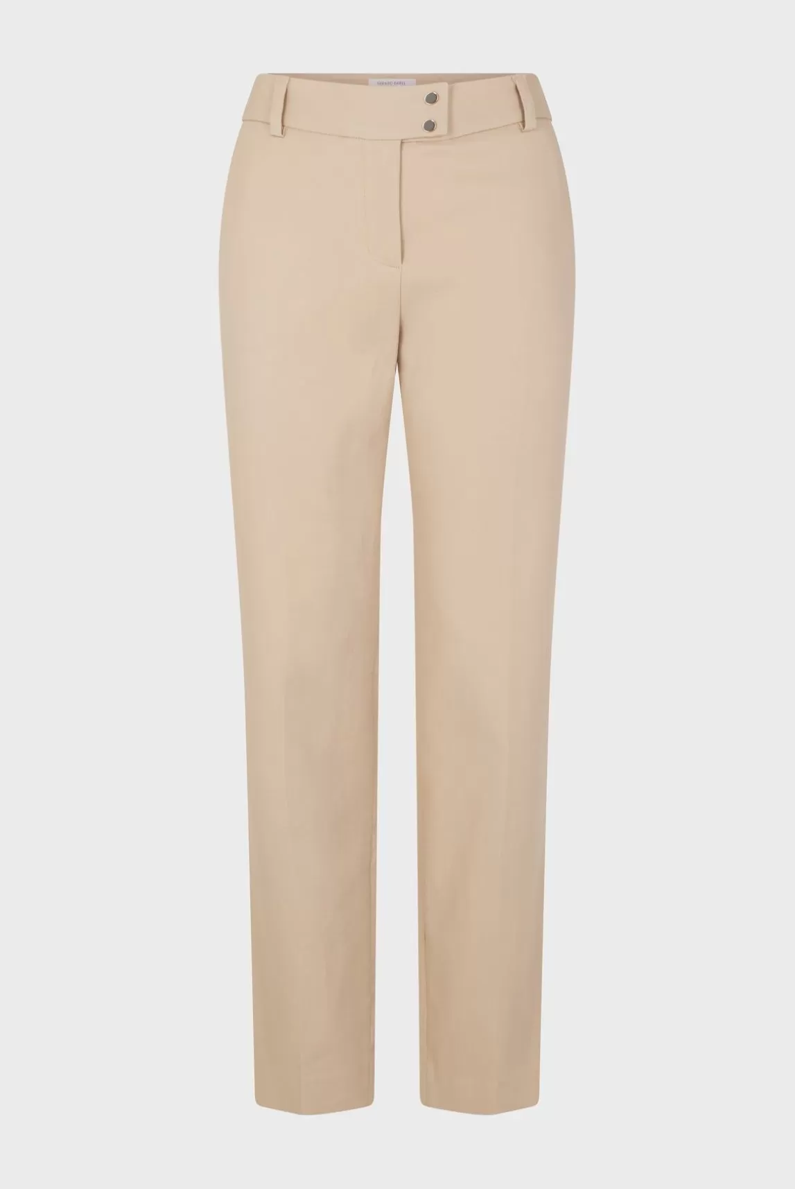 Gerard Darel Pantalon 7/8 En Coton Uni Sable - Cora Best Sale