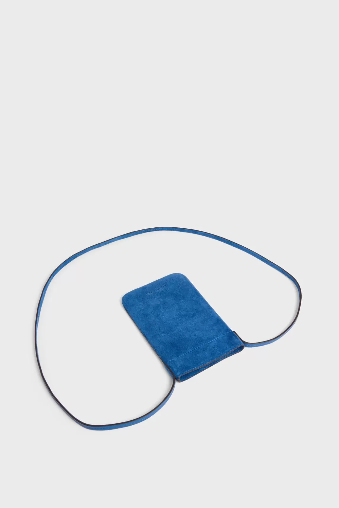 Gerard Darel Porte Telephone Cuir Bleu - Ladyphone Discount