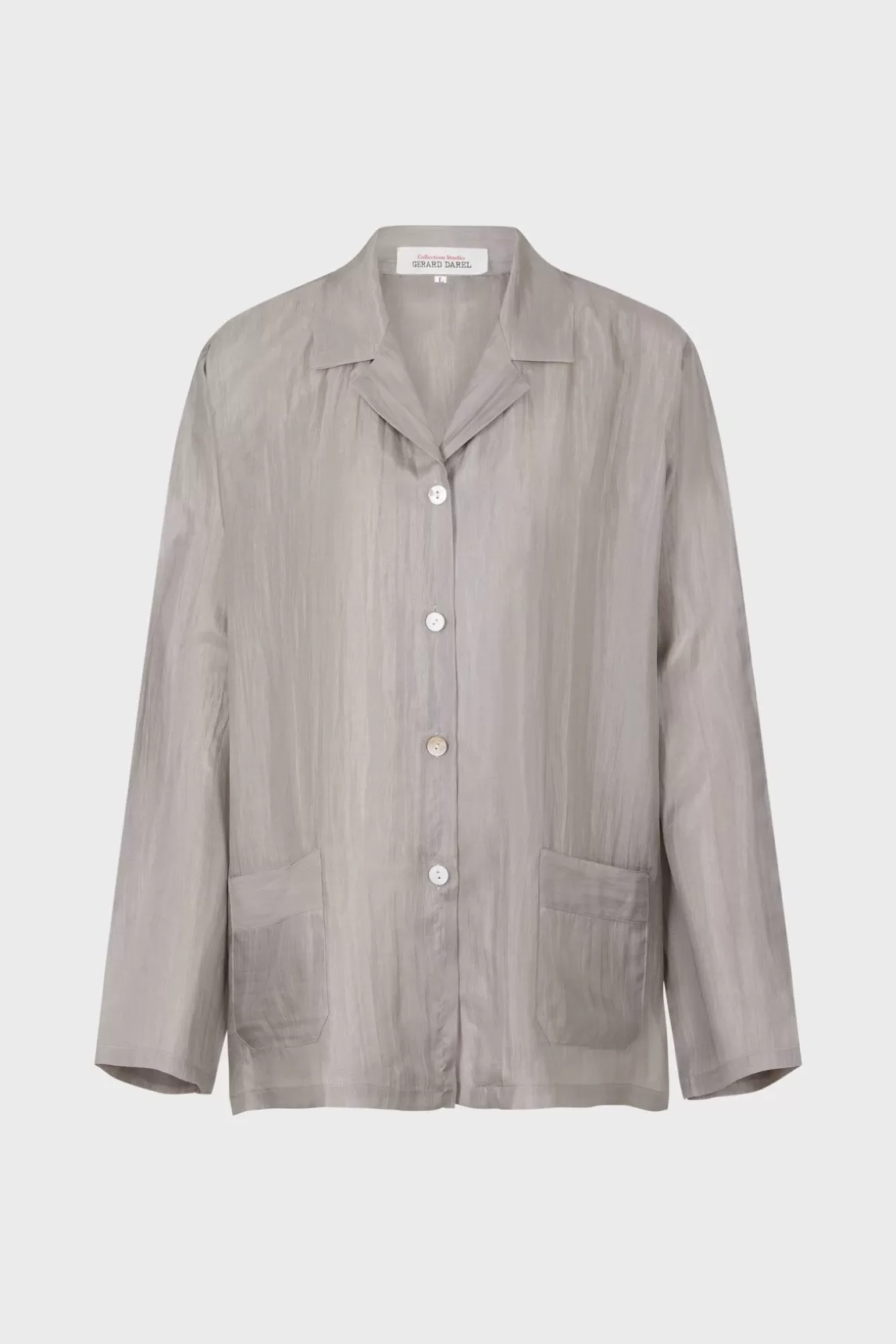 Gerard Darel Pyjama En Soie - Gris Clair Cheap
