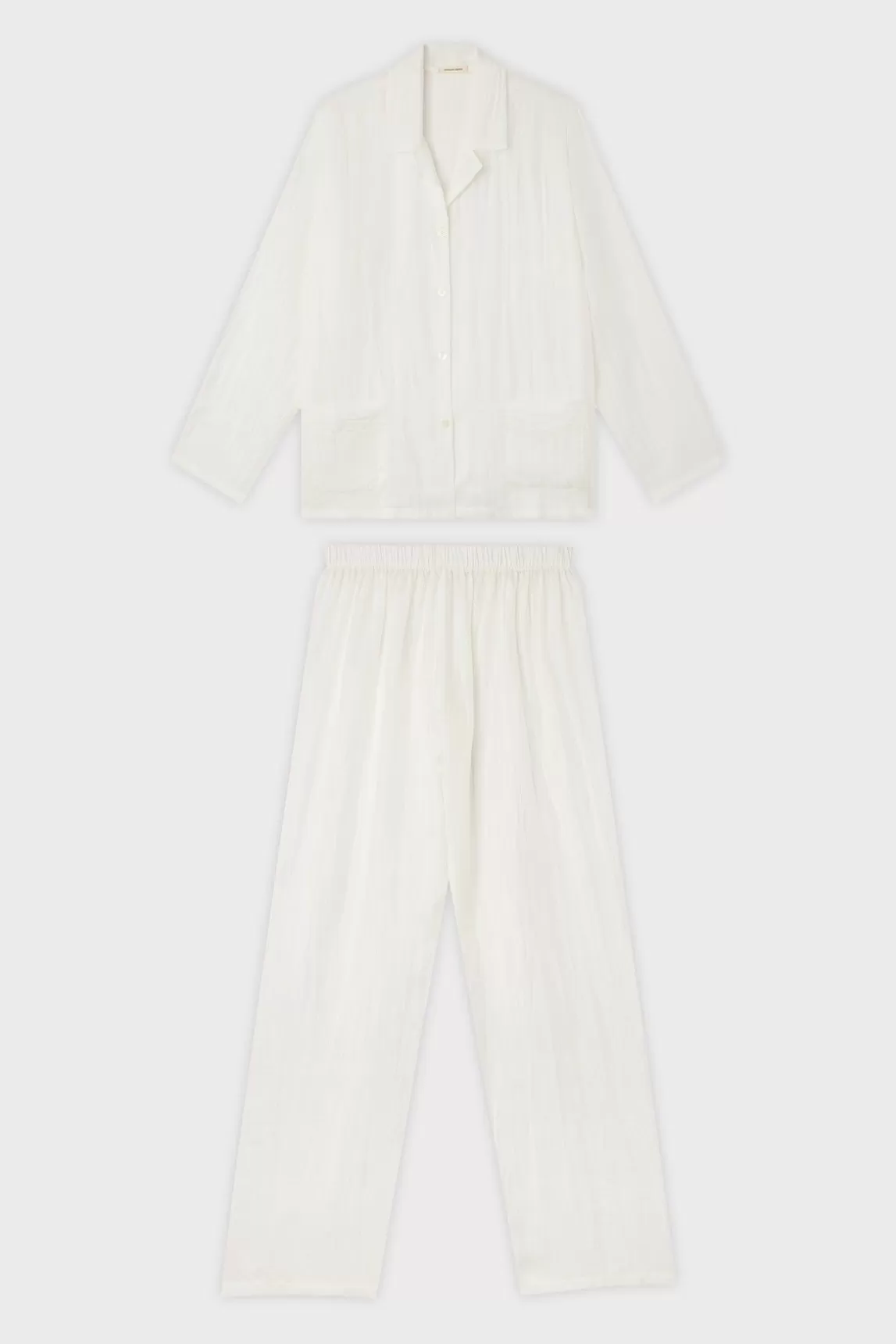 Gerard Darel Pyjama En Soie - Ivoire Cheap