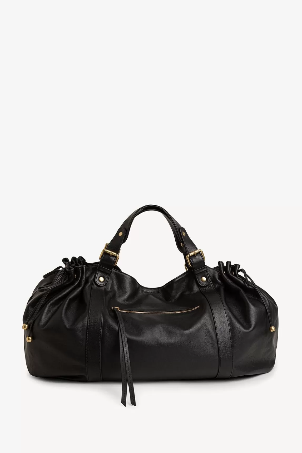Gerard Darel Sac A Main En Cuir De Veau Noir - 72H Shop