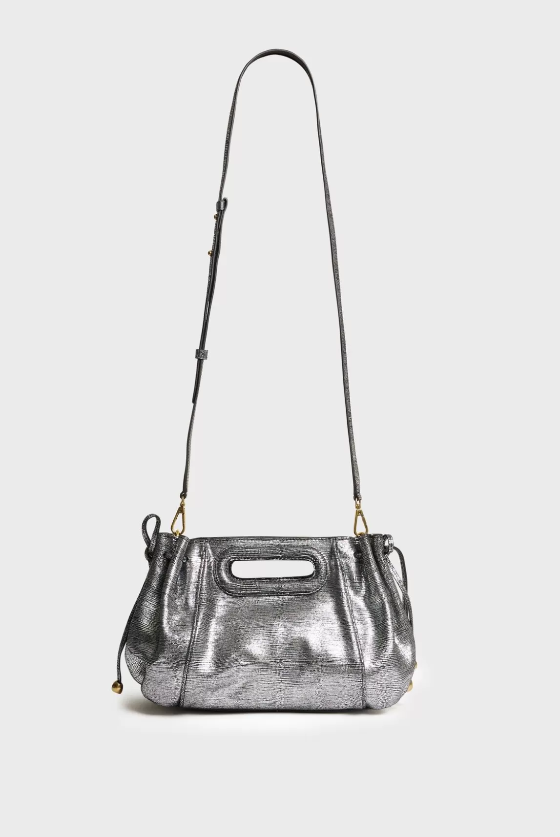 Gerard Darel Sac A Main En Cuir Lamine Effet Glitter - Mini Dany Cheap
