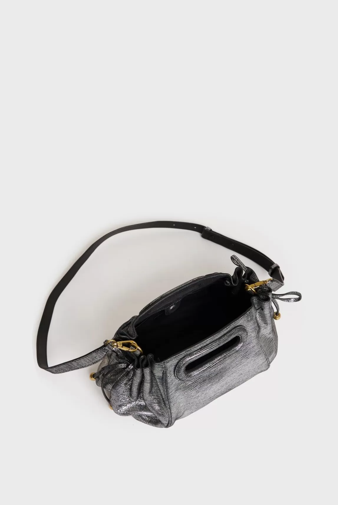Gerard Darel Sac A Main En Cuir Lamine Effet Glitter - Mini Dany Cheap