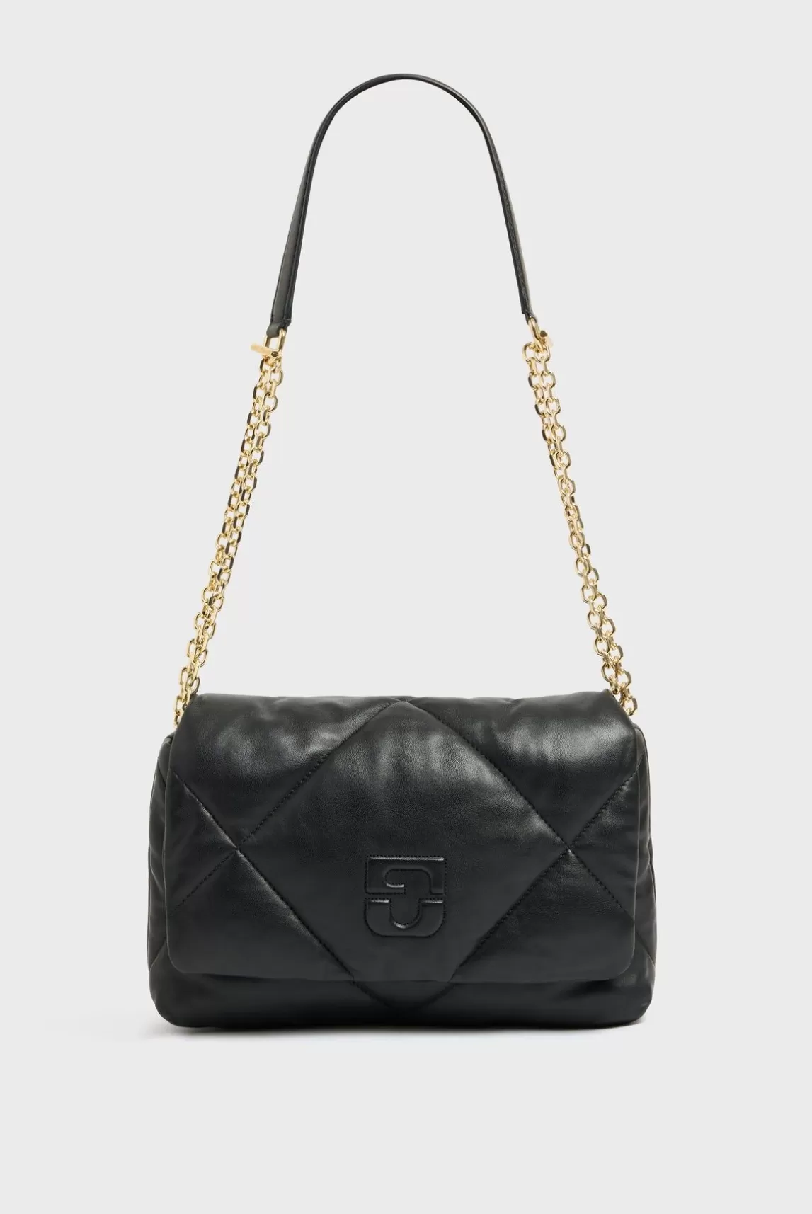 Gerard Darel Sac Bandouliere Cuir Matelasse Noir - Fanny New