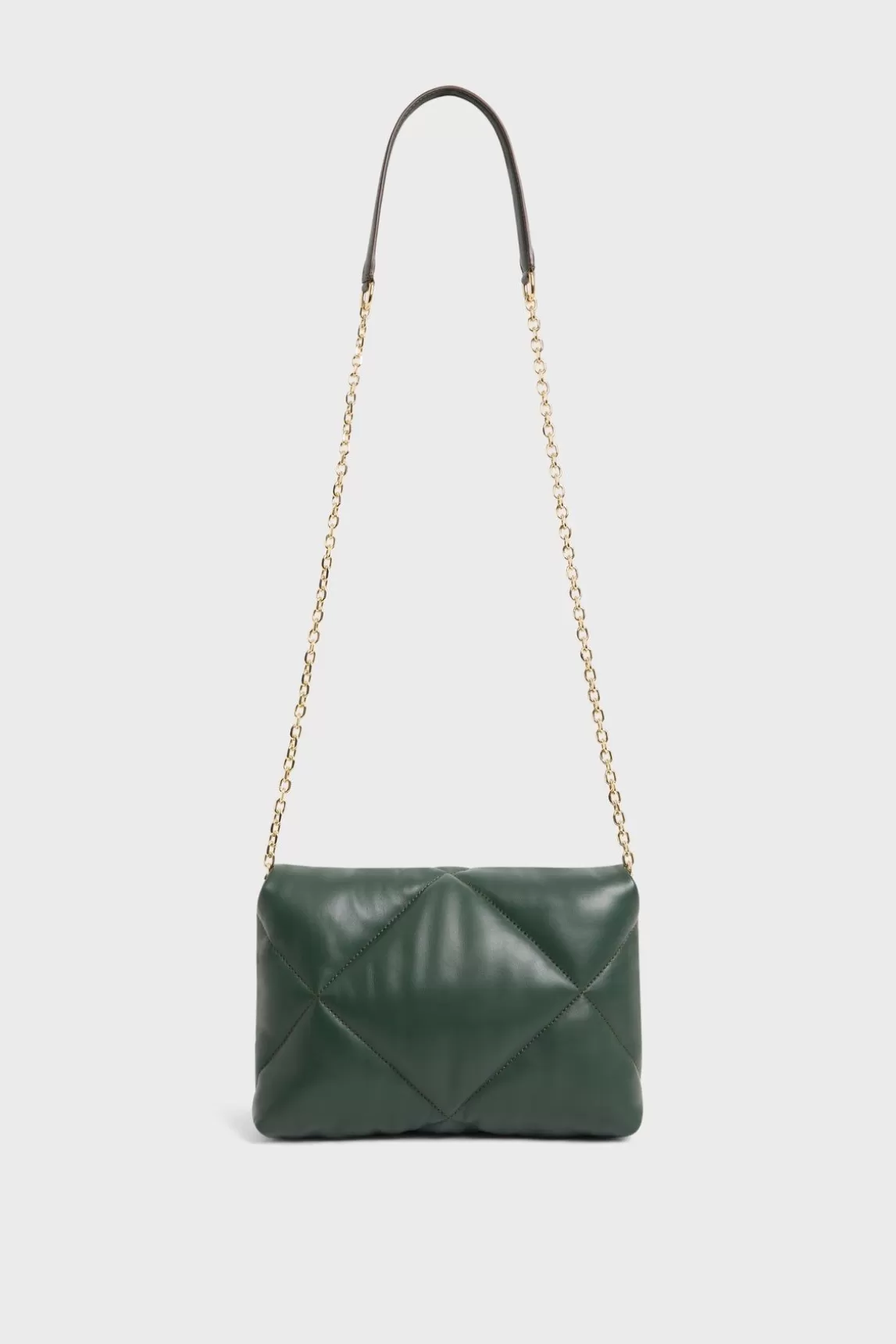Gerard Darel Sac Bandouliere Cuir Matelasse Vert - Fanny Sale