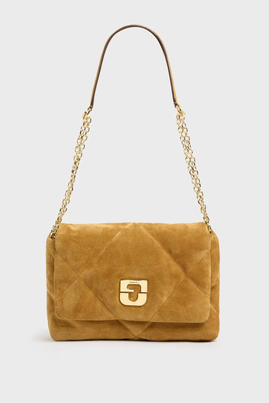 Gerard Darel Sac Porte Travers En Cuir Velours Matelasse - Le Fanny Best