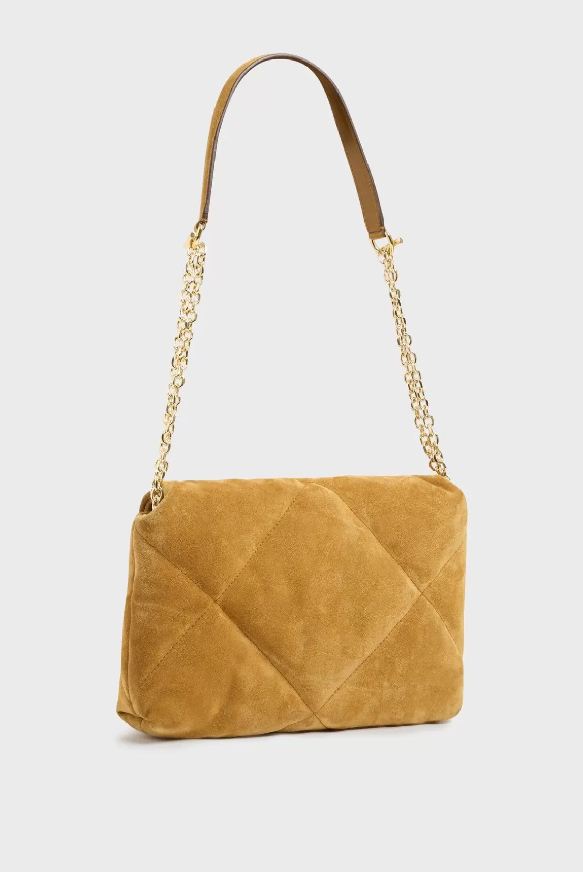 Gerard Darel Sac Porte Travers En Cuir Velours Matelasse - Le Fanny Best