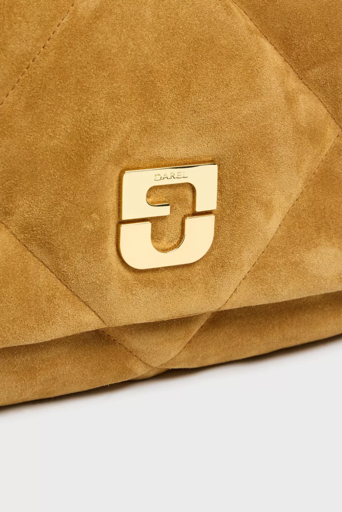 Gerard Darel Sac Porte Travers En Cuir Velours Matelasse - Le Fanny Best