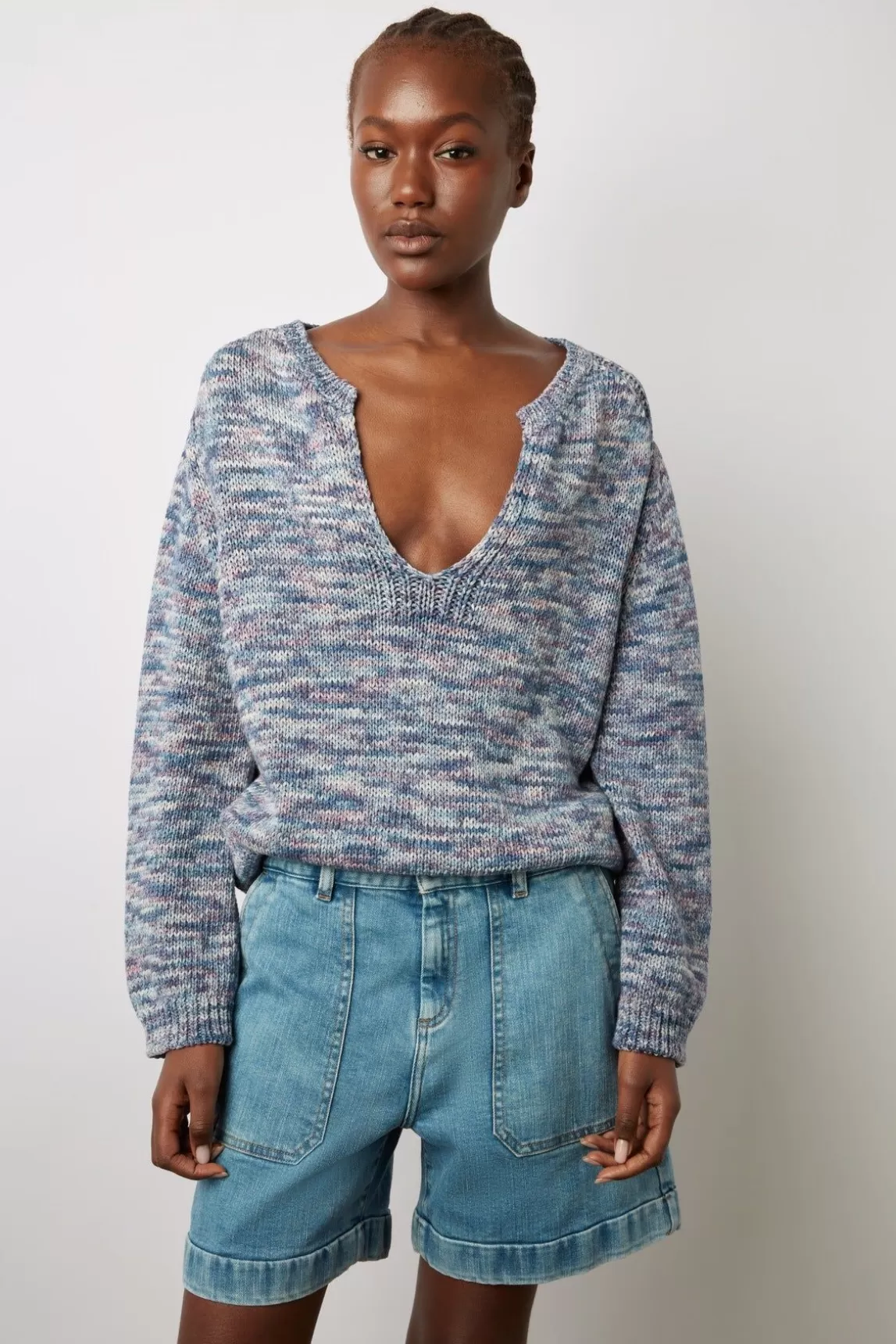 Gerard Darel Short En Jean Clair Nuage - Cassis Online