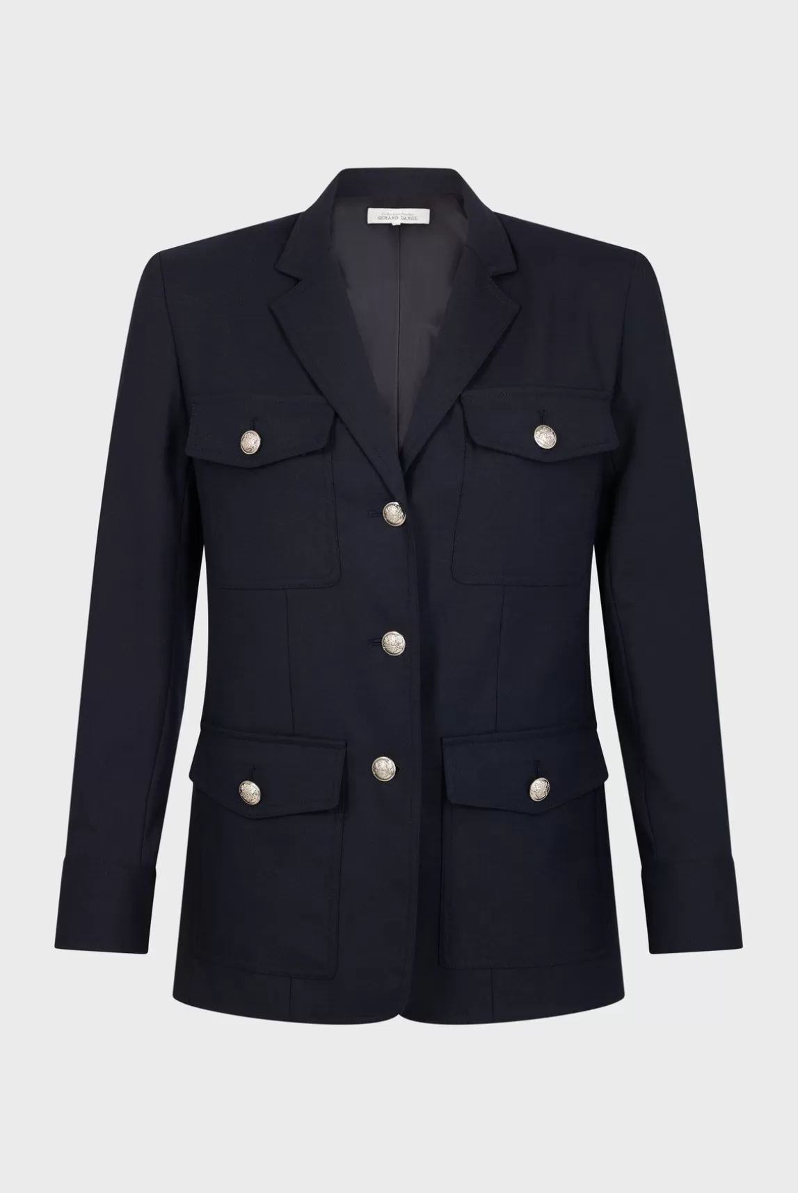 Gerard Darel Veste A Boutons Dores Marine - Brandy New